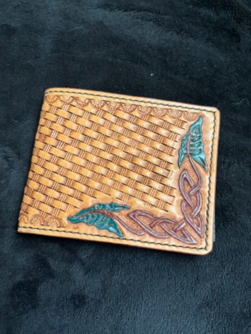Herman (NWT) Mens handmade leather wallet